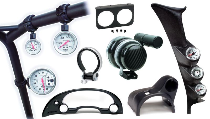 Dodge Durango Gauge Pod - A-Pillar - AutoMeter - Single 2-1/16 Inch - Black - `97-`02