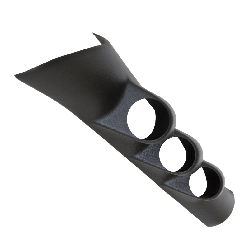 Dodge Ram Gauge Pod - A-Pillar - AutoMeter - Triple Pillar - Black - `98-`01