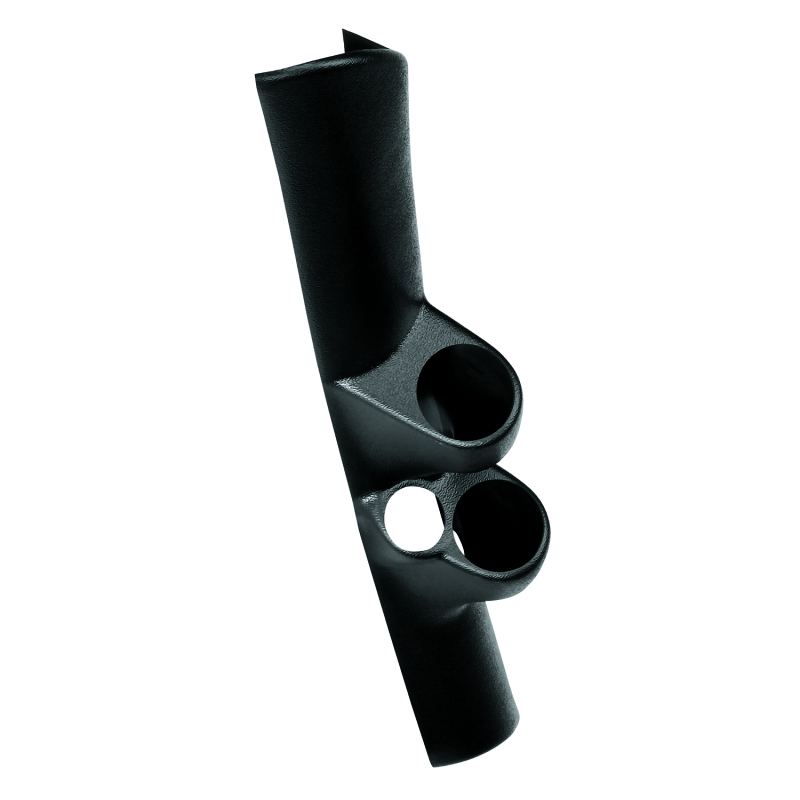 Dodge Ram Gauge Pod - A-Pillar - AutoMeter - 52mm Dual Pillar - Black - `98-`02