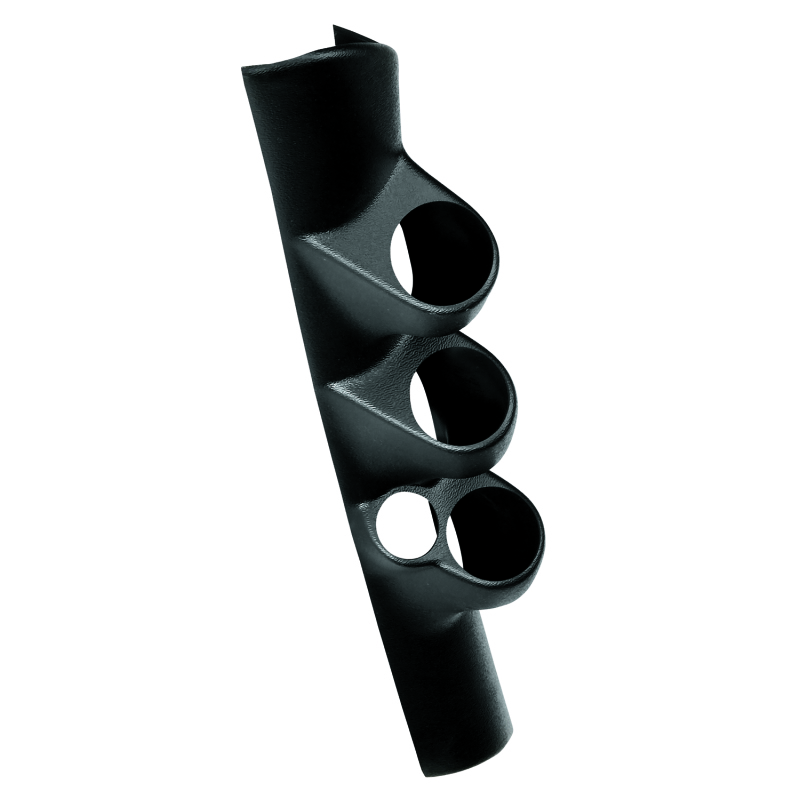 Dodge Ram Gauge Pod - A-Pillar - AutoMeter - Triple Pillar, 52mm, With Speaker - Black - `98-`01