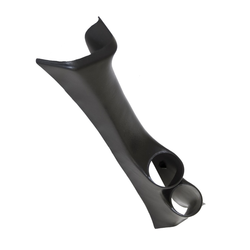 Ford Super Duty Gauge Pod - AutoMeter - 52mm Dual Pillar - Black - `08-`12