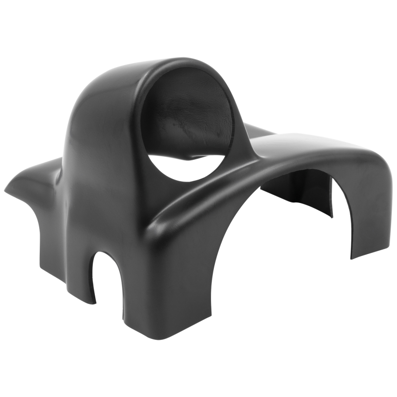 Volkswagen Passat Steering Column Single Gauge Pod - AutoMeter - 2 1/16in - Black - `99-`05