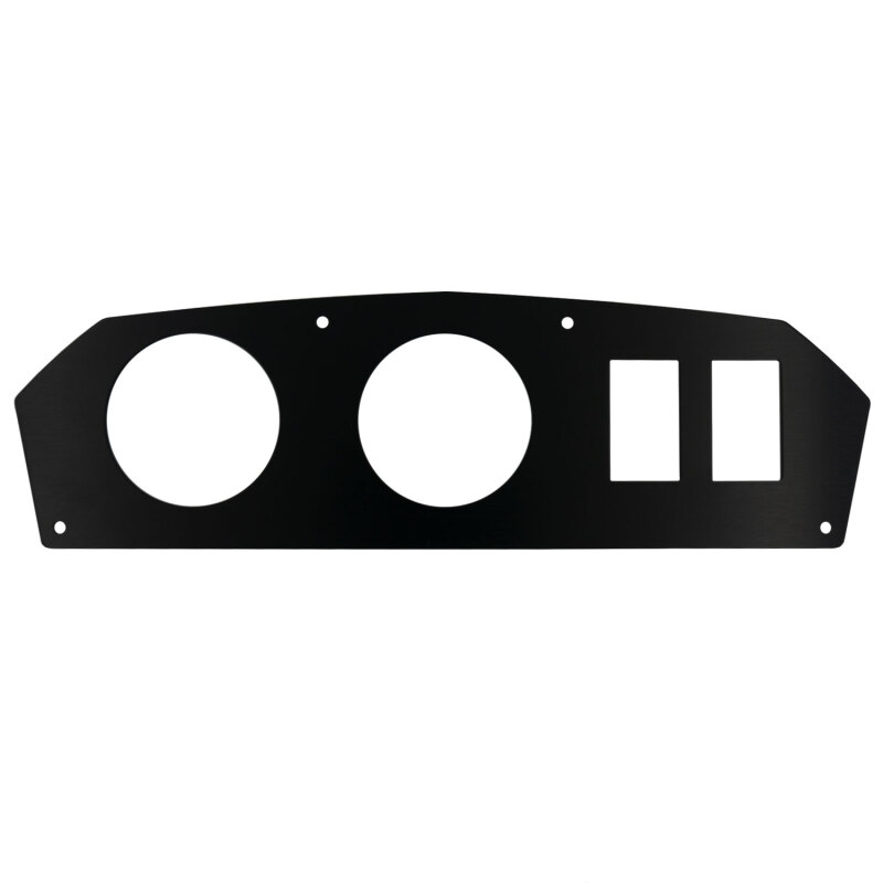 Can-Am Commander Gauge Panel - AutoMeter - 2 Gauge and 2 Switch Dash Panel - Black - `10-`20