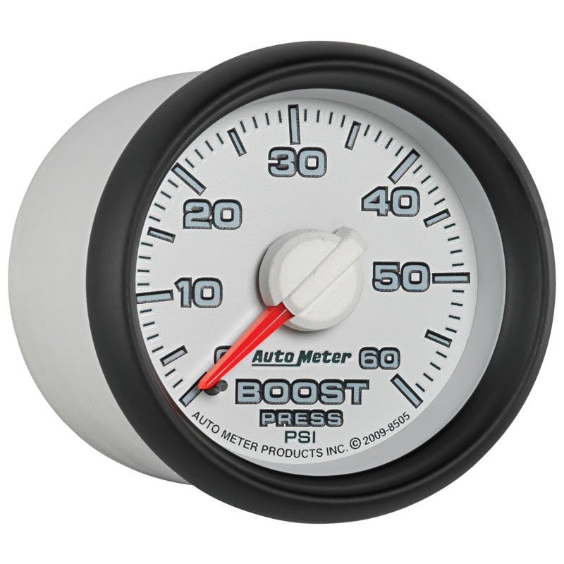Dodge Ram 2500 Boost Gauge - AutoMeter - Factory Match, Mechanical, 0-60 PSI, 2-1/16 in - `03-`09