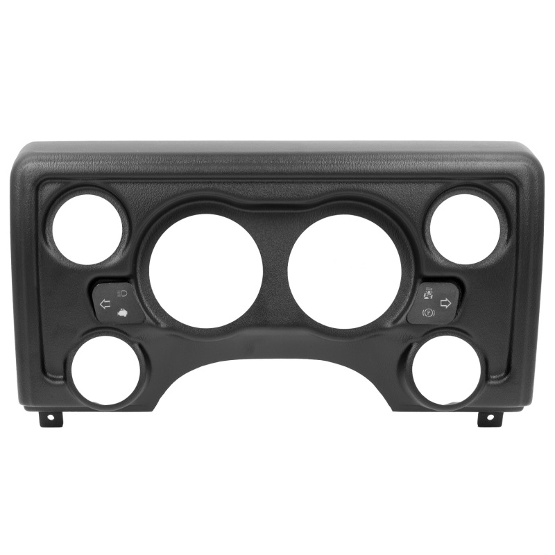 Jeep TJ Gauge Panel - AutoMeter - Direct Fit 6 Gauge - Black - `97-`05