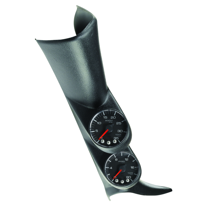 Chevrolet Duramax Gauge Pod - AutoMeter - Spek-Pro - Black - `99-`07