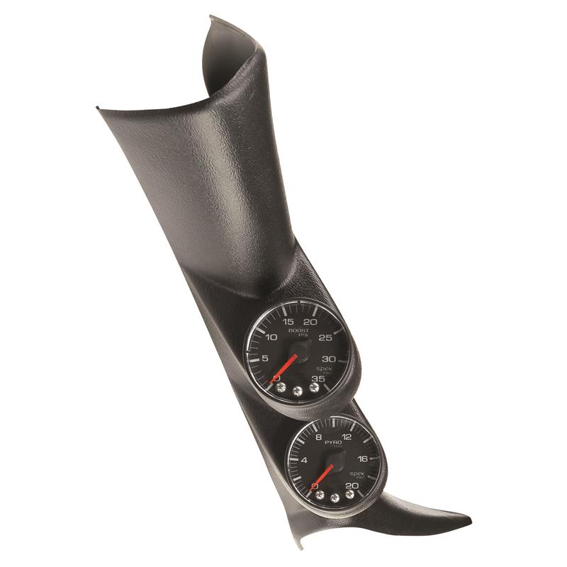 Chevrolet Duramax Gauge Pod - AutoMeter - Spek-Pro - Black - `99-`07