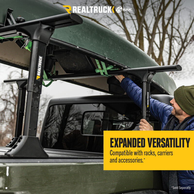 Chevrolet Silverado 2500 Tonneau Cover - BAK - BAKFlip MX4 TS - Matte Black - `15-`19