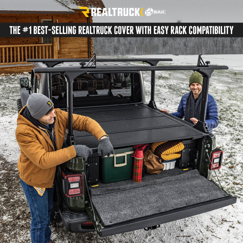 Chevrolet Silverado 2500 Tonneau Cover - BAK - BAKFlip MX4 TS - Matte Black - `15-`19