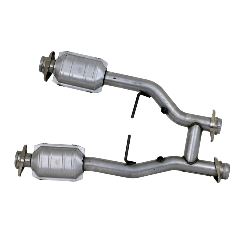Ford Mustang GT Performance Exhaust - Mid - BBK - Short Mid H Pipe with Catalytic Converters - `96-`04