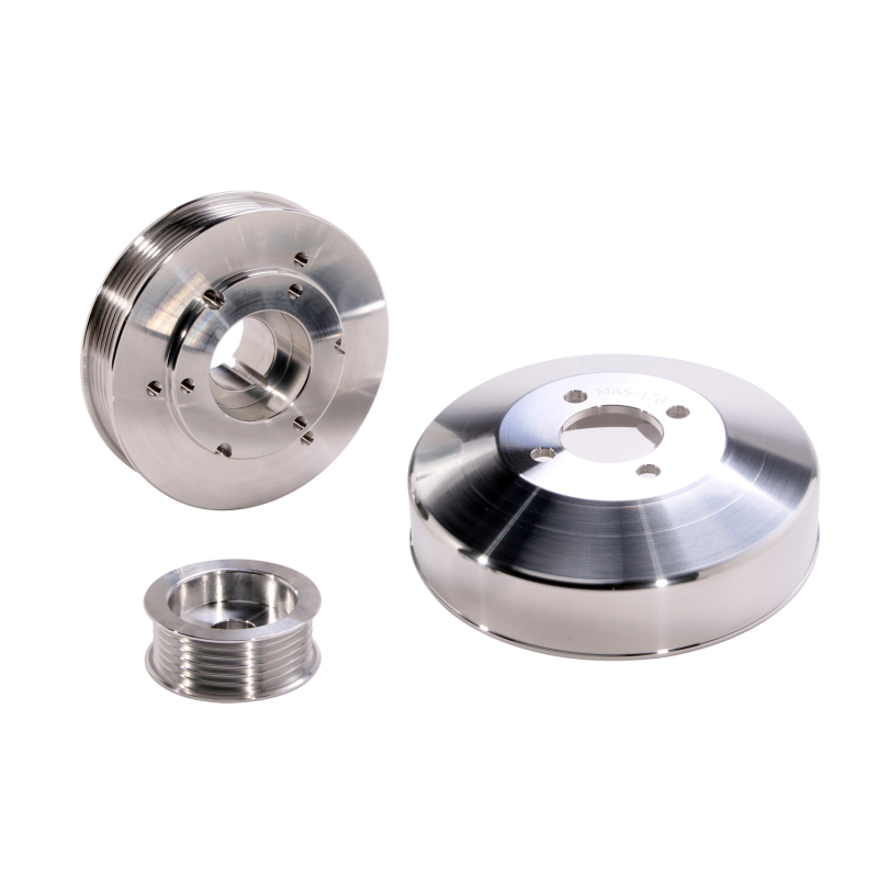 Ford Expedition Underdrive Pulley Kit - BBK - CNC Machined Billet Aluminum (3pc) - `97-`04