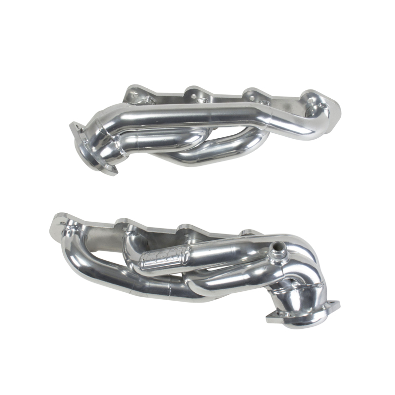 Ford EXP Performance Exhaust - BBK - Shorty Tuned Length, 1-5/8, Silver Ceramic - Polished Silver - `97-`02