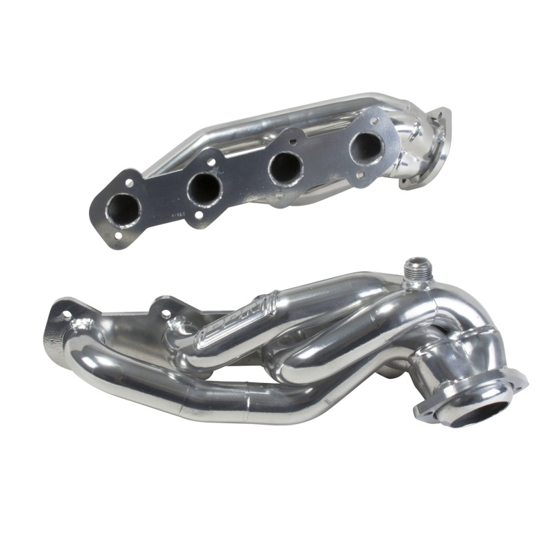 Ford EXP Performance Exhaust - BBK - Shorty Tuned Length, 1-5/8, Silver Ceramic - Polished Silver - `97-`02