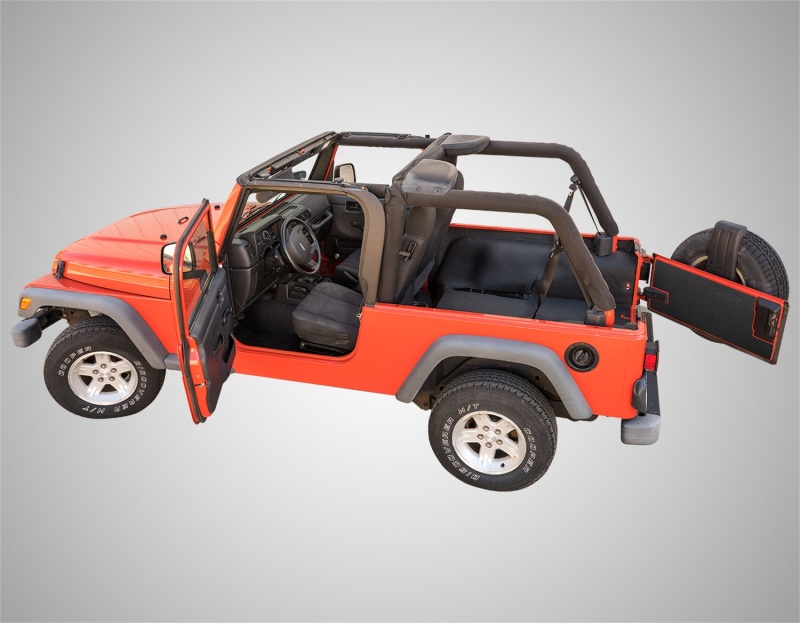 Jeep LJ Unlimited Truck Bed Liner - BedRug - BedTred Cargo Kit (Incl Tailgate & Tub Liner) - `03-`06