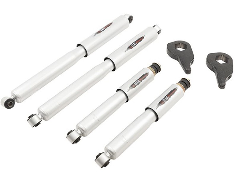 Dodge Ram 1500 Suspension Lift Kit - Front + Rear - Belltech - Adjustable Torsion Bar Key + Street Performance Shocks - `02-`05