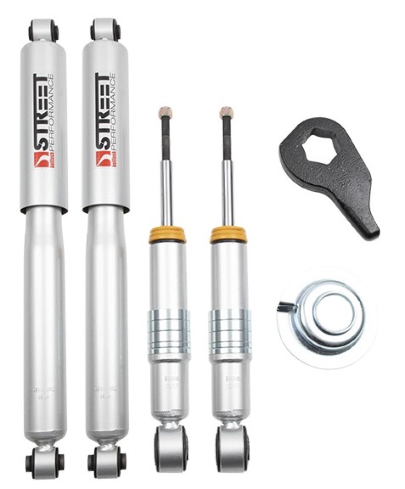 Nissan Titan Suspension Lift Kit - Front + Rear - Belltech - Street Performance Shock - `04-`15