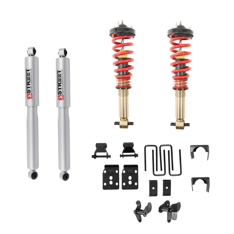 Ford F-150 Coilover Suspension Kit - Front + Rear - Belltech - Street Performance - `21-`27