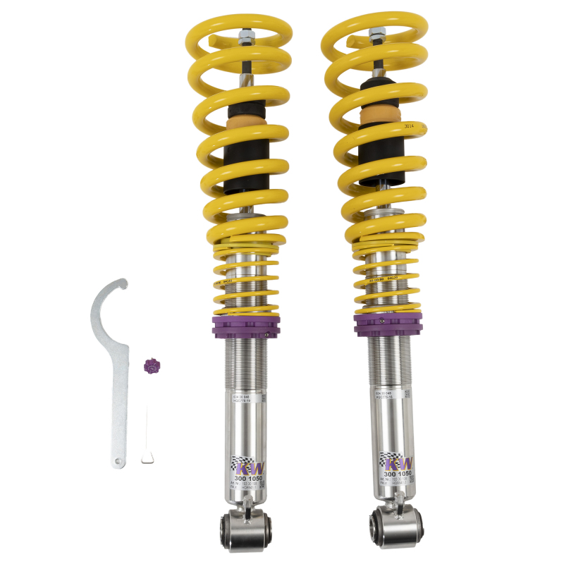 Ford F150 Coilover Suspension Kit - Front - Belltech - KW V1, Height Adjustable, Stainless Steel - `04-`13