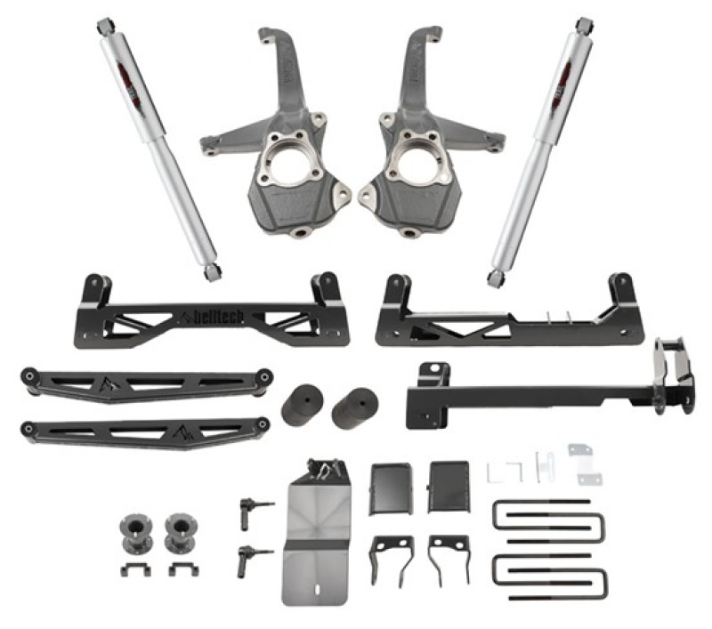 Chevrolet Silverado 1500 Suspension Lift Kit - Front + Rear - Belltech - 6in Lift Kit w/ Shocks - `19-`20