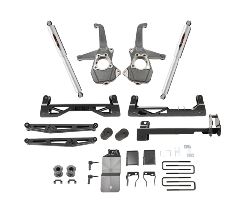 Chevrolet Silverado 1500 Suspension Lift Kit - Front + Rear - Belltech - 6in Lift Kit w/ Shocks - `19-`20