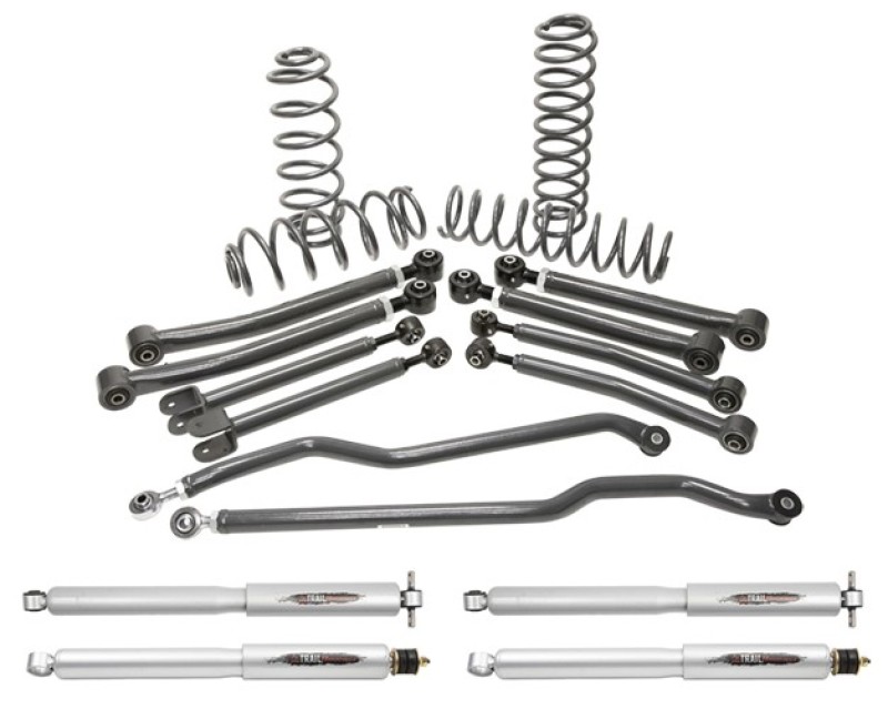 Jeep Wrangler Rubicon Unlimited JK Suspension Lift Kit - Front + Rear - Belltech - Trail Performance Shocks - `07-`17