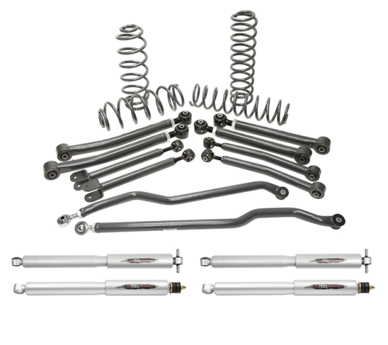 Jeep Wrangler Rubicon Unlimited JK Suspension Lift Kit - Front + Rear - Belltech - Trail Performance Shocks - `07-`17