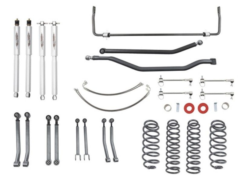 Jeep Wrangler Rubicon Unlimited JK Suspension Lift Kit - Front + Rear - Belltech - Trail Performance - `07-`17