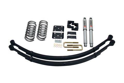 Nissan Titan Coilover Suspension Kit - Front + Rear - Belltech - Lower Kit with SP Shocks - `04-`15