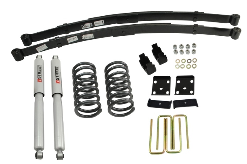 Nissan Titan Coilover Suspension Kit - Front + Rear - Belltech - Lower Kit with SP Shocks - `04-`15