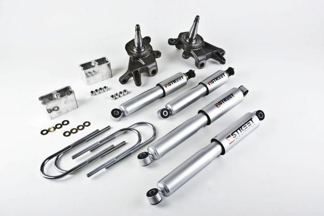 Nissan Frontier Suspension Lowering Kit - Front + Rear - Belltech - With SP Shocks - `98-`00