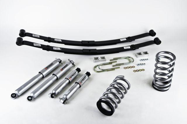 Chevrolet S15 Suspension Lowering Kit - Front + Rear - Belltech - Street Performance Shocks - `94-`04