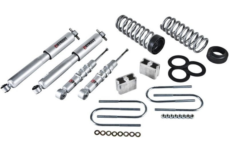 GMC Canyon Coilover Suspension Kit - Front + Rear - Belltech - Street Performance Shocks - `04-`12