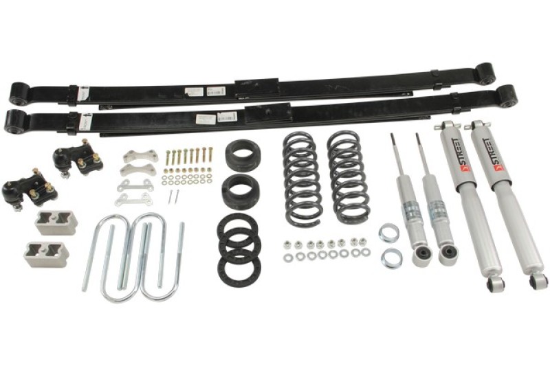 Chevrolet Colorado Suspension Lowering Kit - Front and Rear - Belltech - Street Performance Shocks - `04-`12