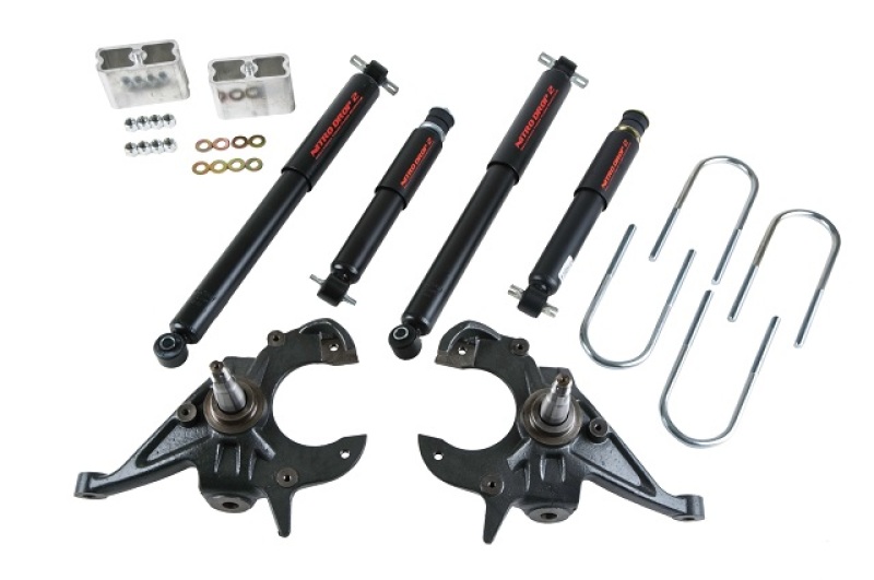 Chevrolet S15 Pickup Coilover Suspension Kit - Front + Rear - Belltech - Nitro Drop II - `82-`04