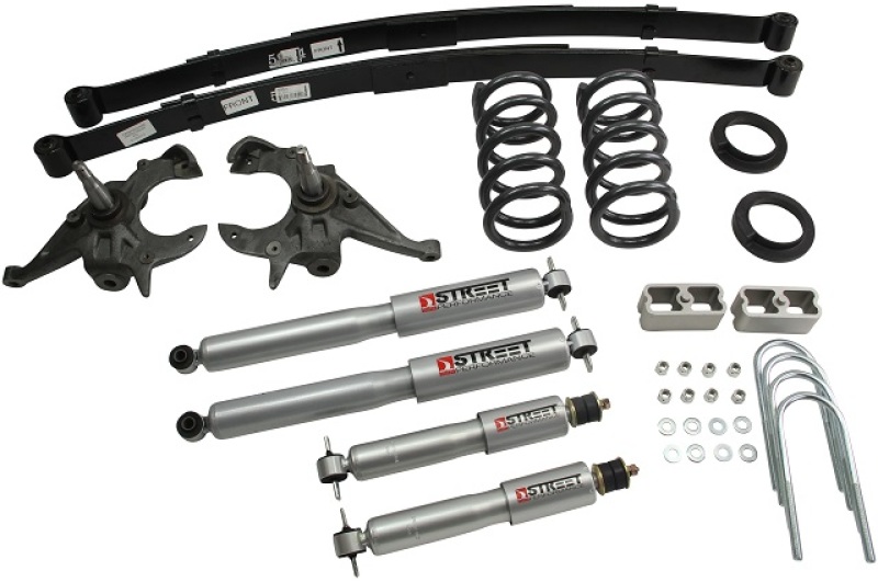 GMC S15 Pickup Lowering Kit - Front + Rear - Belltech - Street Performance Shocks - `94-`04