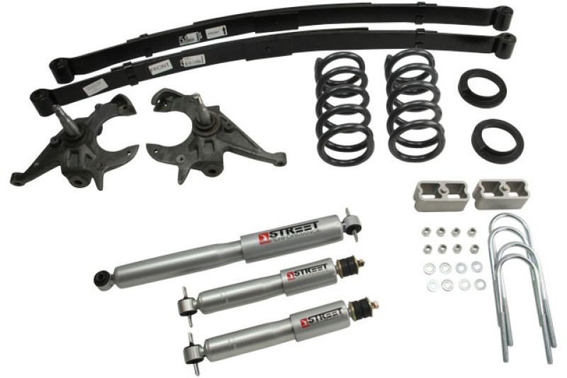 Chevrolet S10 Suspension Lowering Kit - Front + Rear - Belltech - SP Shocks - `94-`04