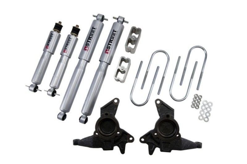 Chevrolet Jimmy Suspension Lowering Kit - Front + Rear - Belltech - SP Shocks - `98-`03