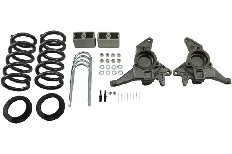 Chevrolet Blazer Coilover Suspension Kit - Front + Rear - Belltech - Complete Kit w/o Shocks - `98-`03