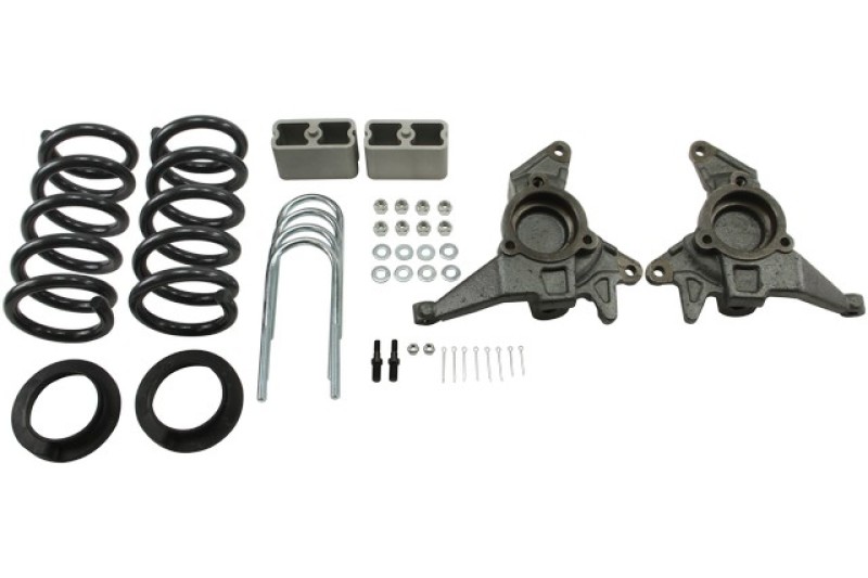 Chevrolet Jimmy Coilover Suspension Kit - Front + Rear - Belltech - Complete Kit w/o Shocks - `98-`03
