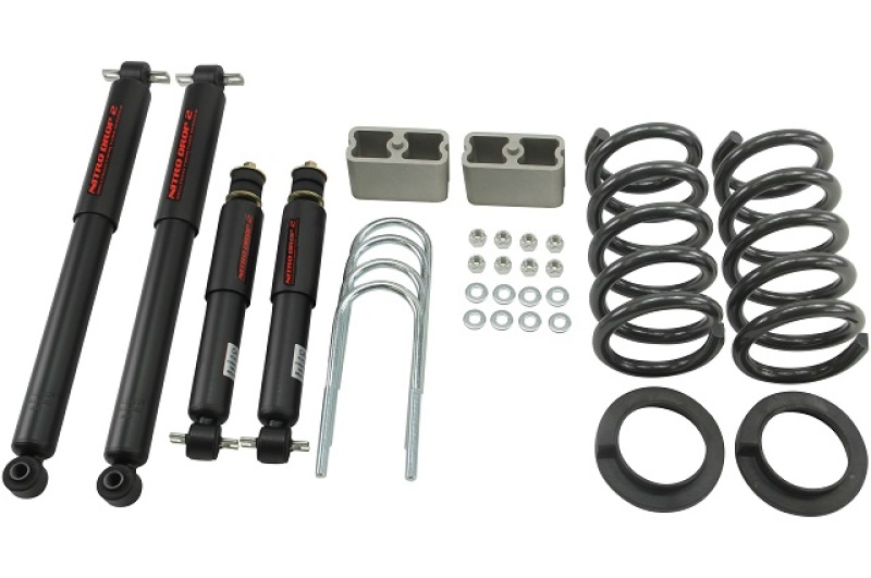 Chevrolet Blazer Coilover Suspension Kit - Front + Rear - Belltech - ND2 Shocks - `98-`03