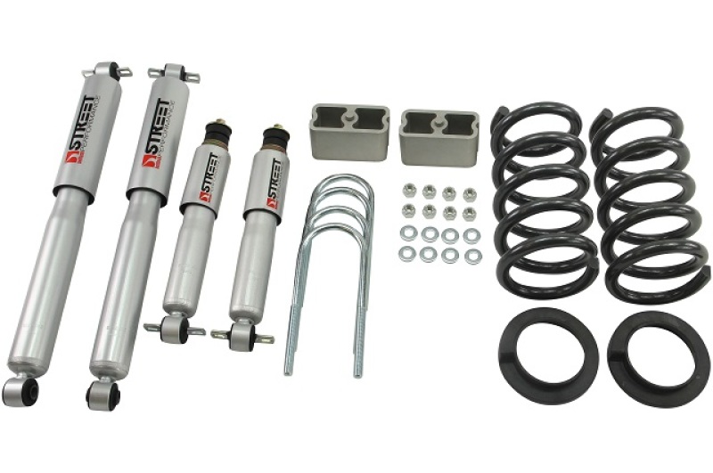 Chevrolet Blazer Lowering Kit - Front + Rear - Belltech - Street Performance Shocks - `98-`03