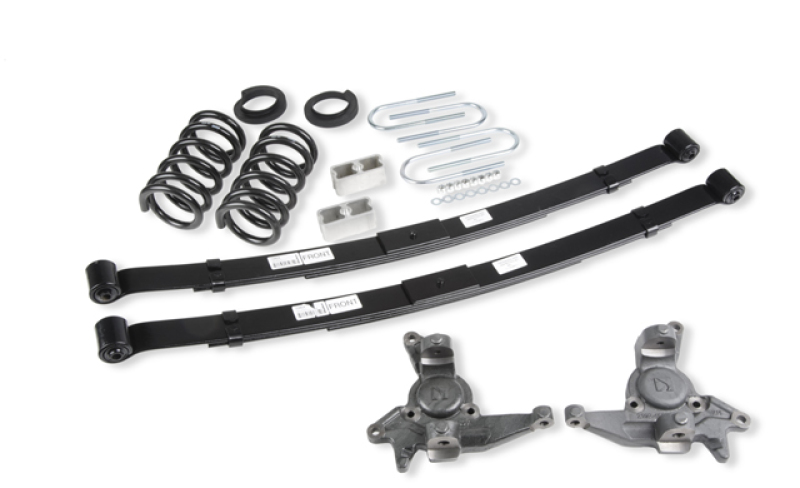 Chevrolet Blazer Suspension Lowering Kit - Front + Rear - Belltech - Complete Kit W/O Shocks - `98-`03