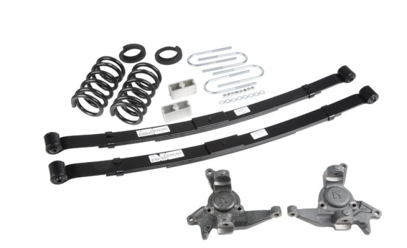 Chevrolet Blazer Suspension Lowering Kit - Front + Rear - Belltech - Complete Kit W/O Shocks - `98-`03