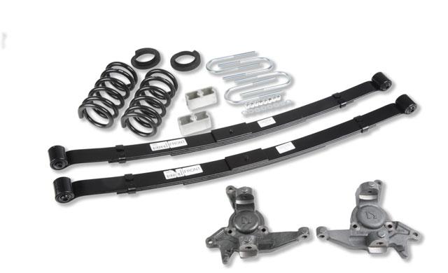 Chevrolet Blazer Suspension Lowering Kit - Front + Rear - Belltech - Complete Kit W/O Shocks - `98-`03