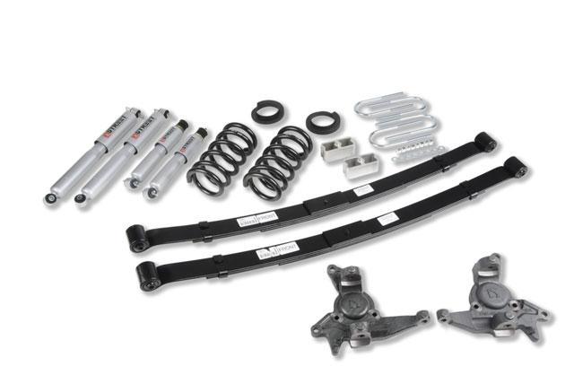 Chevrolet Blazer Lowering Kit - Front + Rear - Belltech - Street Performance Shocks - `98-`03
