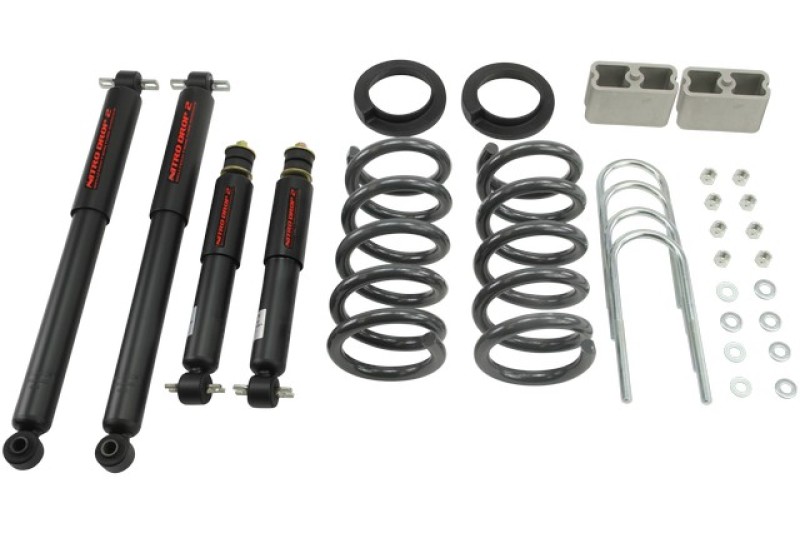 Chevrolet S15 Pickup Lowering Kit - Front + Rear - Belltech - ND2 Shocks - `82-`04