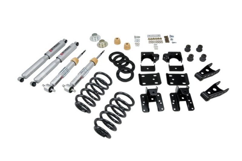 Chevrolet Sierra Coilover Suspension Kit - Front + Rear - Belltech - Lowering Kit with SP Shocks - `07-`13