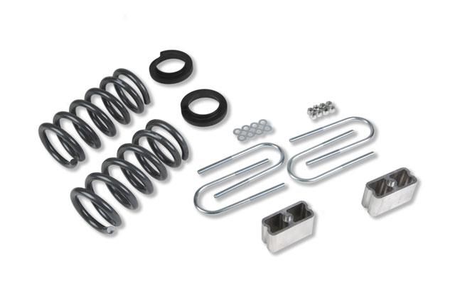 Chevrolet S10 Lowering Kit - Front + Rear - Belltech - Complete Kit W/O Shocks - `94-`04