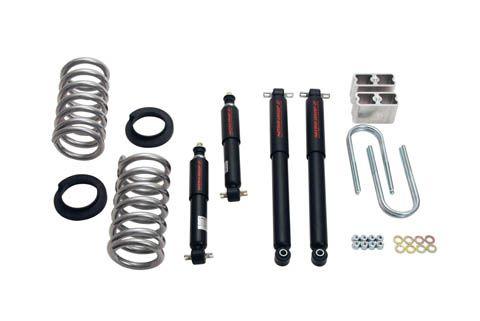 GMC S15 Pickup Coilover Suspension Kit - Front + Rear - Belltech - ND2 Shocks - `94-`04