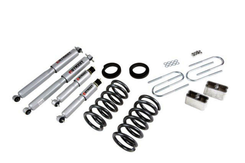 Chevrolet S10 Suspension Lower Kit - Front + Rear - Belltech - With Street Performance Shocks - `94-`04